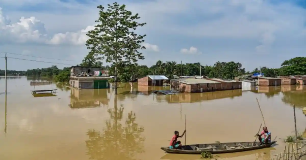 অসমৰ বানপানী সমস্যা-assam flood